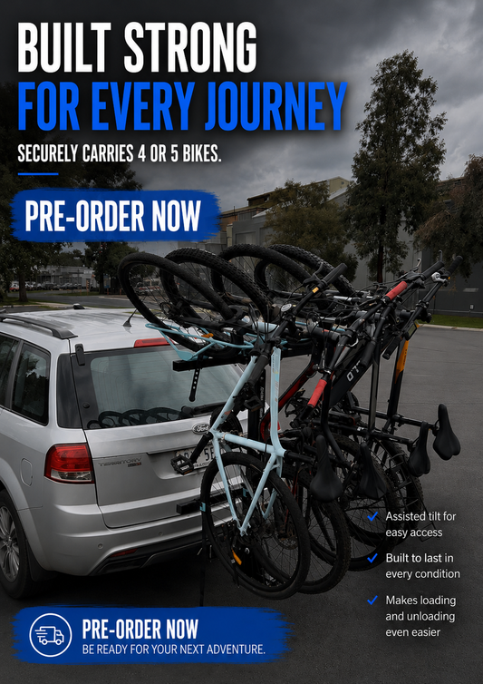 Journey 4–5 Bike Vertical Hitch Rack | Pre-Order Sale